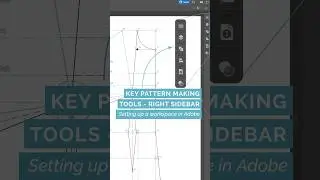 5/49 Key Pattern Making Tools on the Right Toolbar - Digital Pattern Making in Ai 