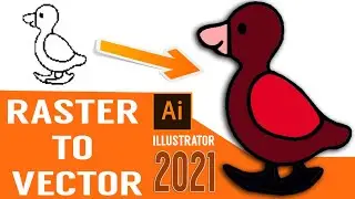 Raster to Vector  Adobe Illustrator CC 2021 GFX Mentor Designer