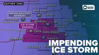 IMPENDING ICE STORM: Live weather update on ice storm coming to Eastern Iowa