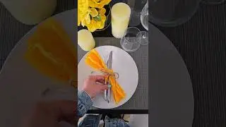 Yellow Table Setting Ideas 🍋 #YouTubeShorts #DIYDecor #HomeInspiration #DecorGoals #TrendingNow