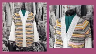 Как вязала кардиган из Adore Dream/Описание