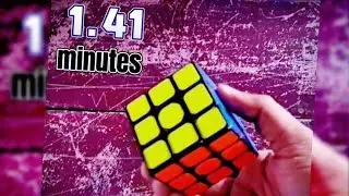 Zahira College Grade 08 Student Mr. A.M.Aadhil Hasan's Ruby Cubes Challenge in 1.41 Minutes