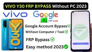 Vivo Y30 FRP Bypass without PC new Method 2023 | Vivo Google Account Bypass