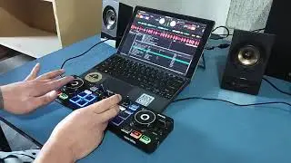 HERCULES STARLIGHT DJ controller (Scratching)