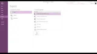 How to export Onenote as pdf files