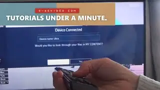 How to connect USB Stick to a SAMSUNG Television UE32J5500AK