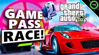 GTA V ON XBOX GAME PASS! | GTA Stunt Jumps Race