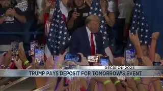 Former President Donald Trump campaign paid $145,000 deposit for rally