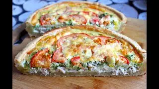 КИШ овощной с курицей! Вкусно так, что не оторваться! French Pie!