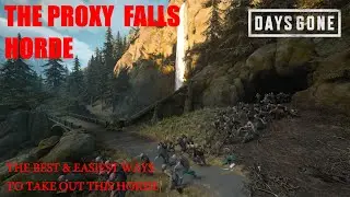 Days Gone - THE PROXY FALLS HORDE, The Best & Easiest Ways To Take Out This Horde.