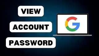 How To View Google Account Password On PC