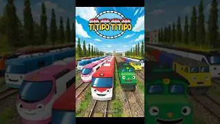 Titipo #cartoon #interesting #trains #routes #diesel  #genie #jenny #shortsvideo #veryshort