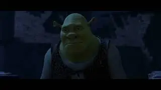 Shrek Forever After (2010) Shrek Talks to Gingy/Puss Kills Gingy Scene