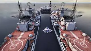 Epic landings of military aircraft on an aircraft carrier