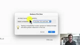 How to maked PDF files smaller in Adobe Acrobat