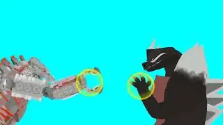 dc2 mechaGodzilla vs space Godzilla test 2