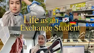 Exchange diaries🇩🇪  Day in my life jadi Murid Exchange di Jerman -  grocery shopping, campus tour