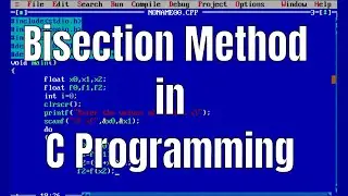 bisection method in c programming