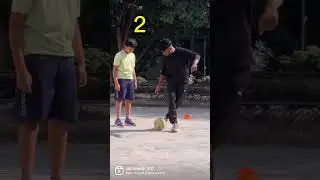 football skill Tutorial/ Street football nutmeg tutorial.