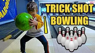 Bowling TRICK SHOT Challenge | Colin Amazing