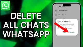 How To Delete All Chats In WhatsApp - Full Guide