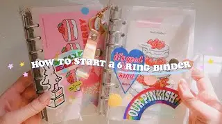 HOW TO START A 6 RING BINDER 🧚‍♀️ the ultimate guide