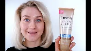 Jergens Natural Glow FIRMING Body Lotion, Fair to Medium Skin Tone, Moisturizer with Collagen