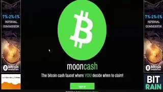 Новый КРАН Bitcoin Cash  | Moon Bitcoin Cash Faucet