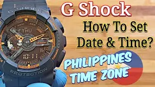 Casio G-Shock | How To Set Time and Date for The Philippines Time Zone? 🇵🇭