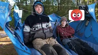 Sharing a Couples Hammock (Amok Draumr Double)