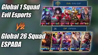 When You Meet Top Global 1 Squad Evil Esports in Rank! COMEBACK IS REAL! Mlbb