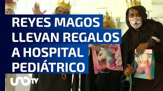 Melchor, Gaspar y Baltazar llegan al Hospital Pediátrico Coyoacán