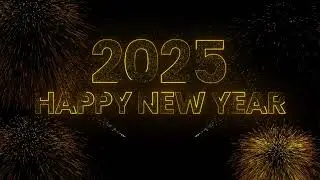 Happy New Year | Adobe After Effects | Welcome 2025 | Animation | Fireworks in Adobe After Effects