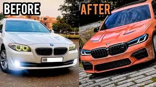 2011 BMW 5 series Modified to 2022 Bmw M5 | Carbon automotive | Kerala | Wheelshub