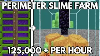 Best Slime Farm Minecraft 1.21 - 125,000 Balls per Hour!