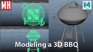 Let's model a 3D BBQ in Maya 2022