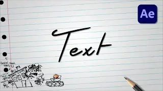 Handwriting Animation After Effects | Tutorial