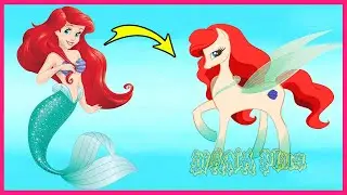 Disney Princesses Turn Into My Little Pony 👉