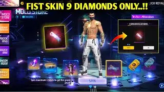 New Fist Skin Moco Store | 9 Diamonds One Spin Trick | New Moco Store Free Fire| Free Fire New Event