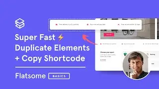 Duplicate Elements Super Fast ⚡ (Copy Shortcode) in Flatsome Tutorial