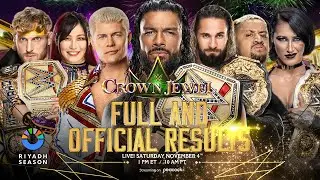 Full WWE Crown Jewel 2023 Results