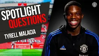 Whats Your Matchday -1 Routine? 🤔 | Tyrell Malacia | Spotlight Questions 💬