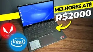 TOP 7 MELHORES Notebook até R$2000 CUSTO BENEFÍCIO em 2024!!! - BOM e BARATO