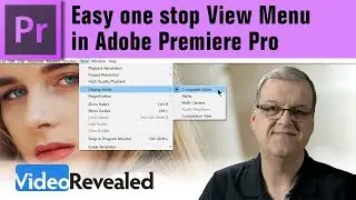 One stop View Menu in Adobe Premiere Pro