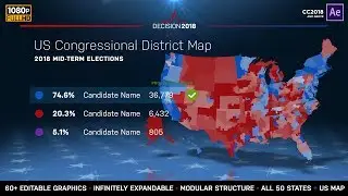 State Midterm Election Map | Congressional Districts