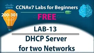 DHCP Server for Two Networks - Lab13 | Free CCNA 200-301 Lab Course