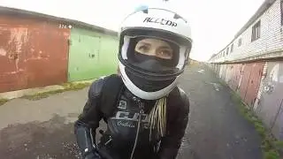 Сумасшедшая езда на 200+км/ч с GoPro. Мотопрохват в Выборг из Питера и обратно. Honda CBR600F4i