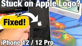 iPhone 12: Stuck on Apple Logo? FIXED!