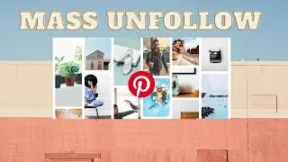 How to mass/bulk unfollow all pinterest account at once - macro script with random interval (app)