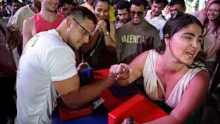 Can You Beat This Geek at ARM WRESTLING ?